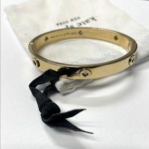 Kate Spade Gold logo bangle